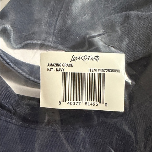 Amazing Grace Hat (Navy) - Picture 5 of 5